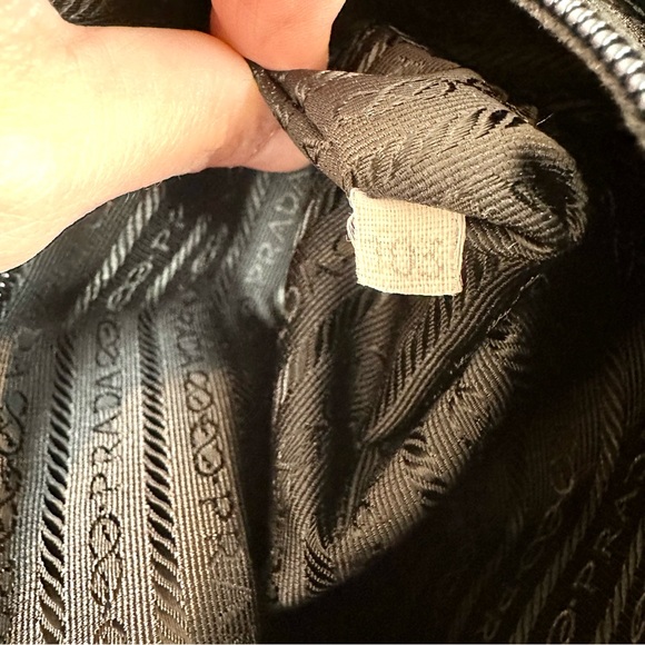 Prada black nylon shoulder bag or diaper bag with dust bag - Picture 13 of 16